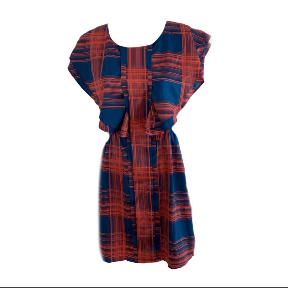Bow-Front Knee-Length Dress